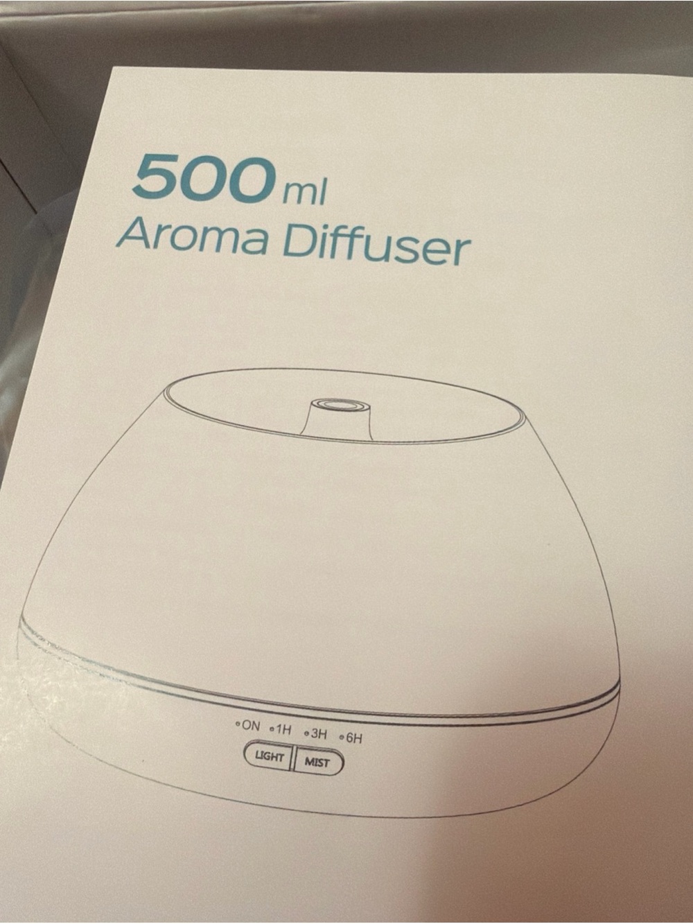 500 ml Aroma Diffuser - White - Picture 3 of 5
